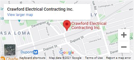 Map for Crawford Electrical Contracting, INC